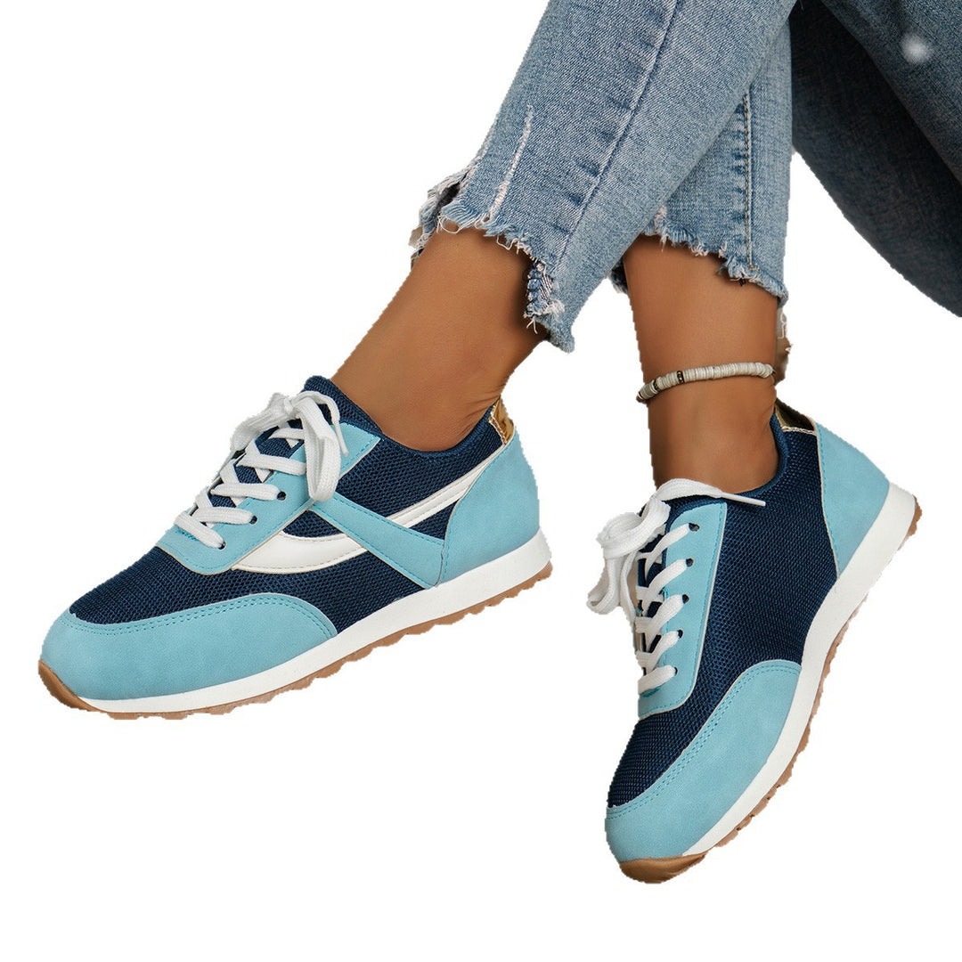 Damen Sportliche Sneakers mit atmungsaktivem Obermaterial und robustem Profil R&B