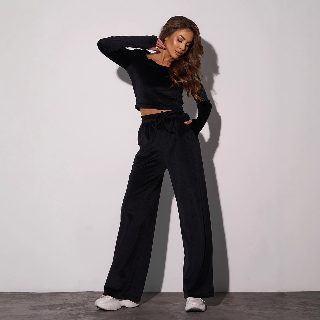 Damen bequemes Lounge-Set mit lässigem Schnitt und feinem Material R&B
