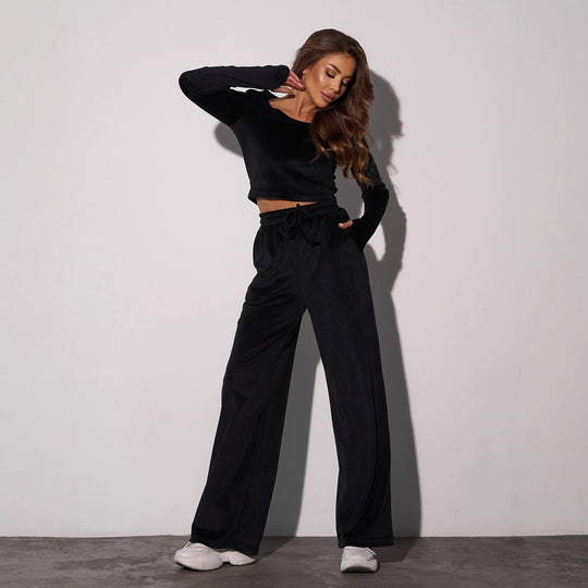 Damen bequemes Lounge-Set mit lässigem Schnitt und feinem Material R&B