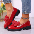 Damen Komfortable Slipper mit modischem Schleifen-Design R&B
