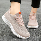Damen Atmungsaktive und leichte Sneakers mit flexiblem Mesh-Obermaterial R&B