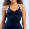 Damen Sportliches Oberteil mit verstellbaren Trägern und raffiniertem Raffungselement R&B