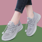 Damen Atmungsaktive Schnür-Sneaker mit flexibler Sohle R&B