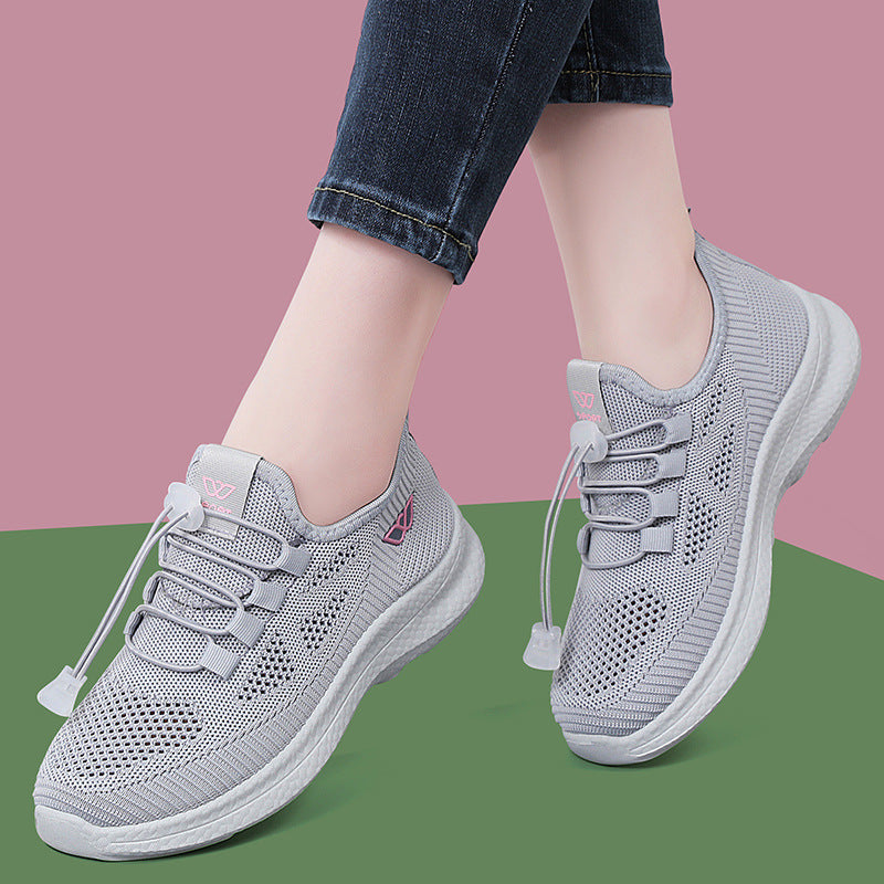 Damen Atmungsaktive Schnür-Sneaker mit flexibler Sohle R&B