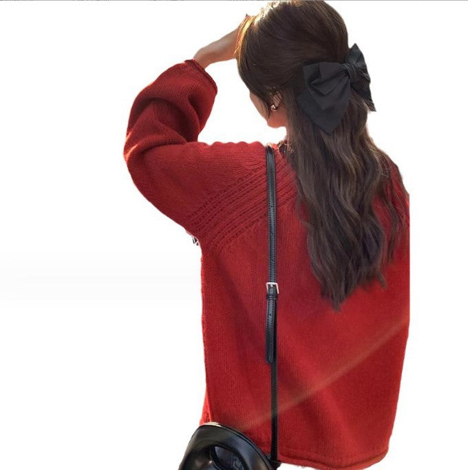 Damen Strickpullover mit lässiger Silhouette undmodernen Details R&B