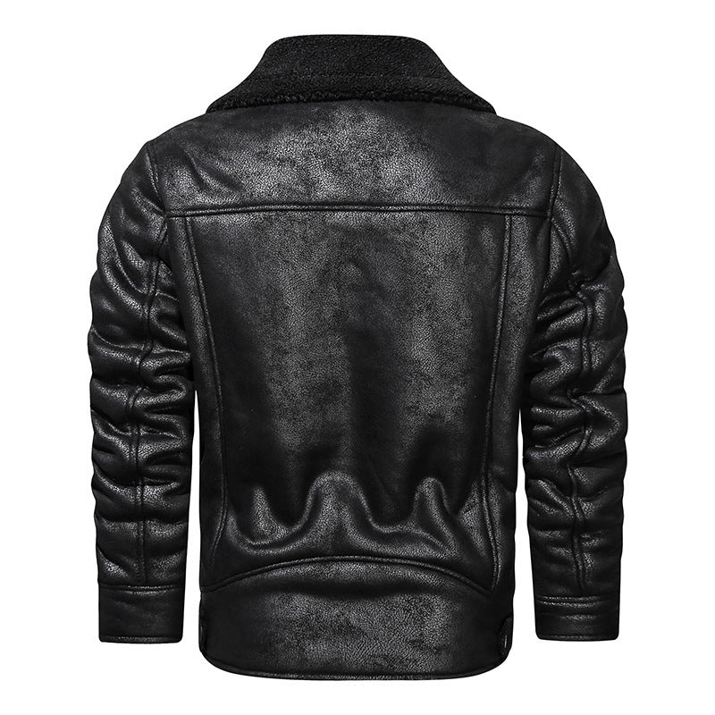Herren jacke mit warmem Fleeceinnenfutter und praktischen Taschen R&B