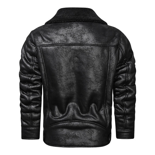 Herren jacke mit warmem Fleeceinnenfutter und praktischen Taschen R&B