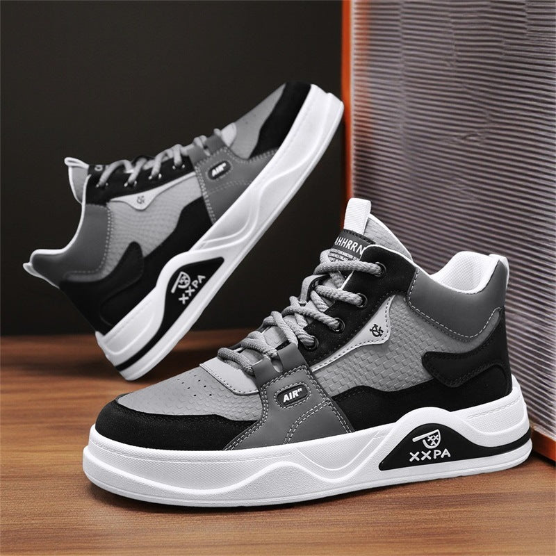 Damen Sportliche High-Top Sneakers mit stoßdämpfender Sohle und atmungsaktivem Obermaterial R&B