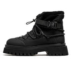 Damen gefütterte Winterstiefel mit rutschfester Profilsohle und verstellbarem Schaft R&B