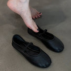 Damen Bequeme Ballerinas mit elastischem Riemen und weichem Innenfutter R&B
