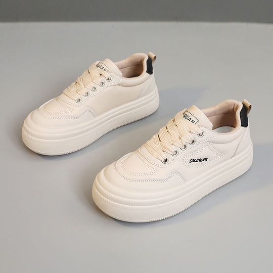 Damen modische Plateau Sneakers mit atmungsaktivem Obermaterial und dämpfendem Fußbett R&B