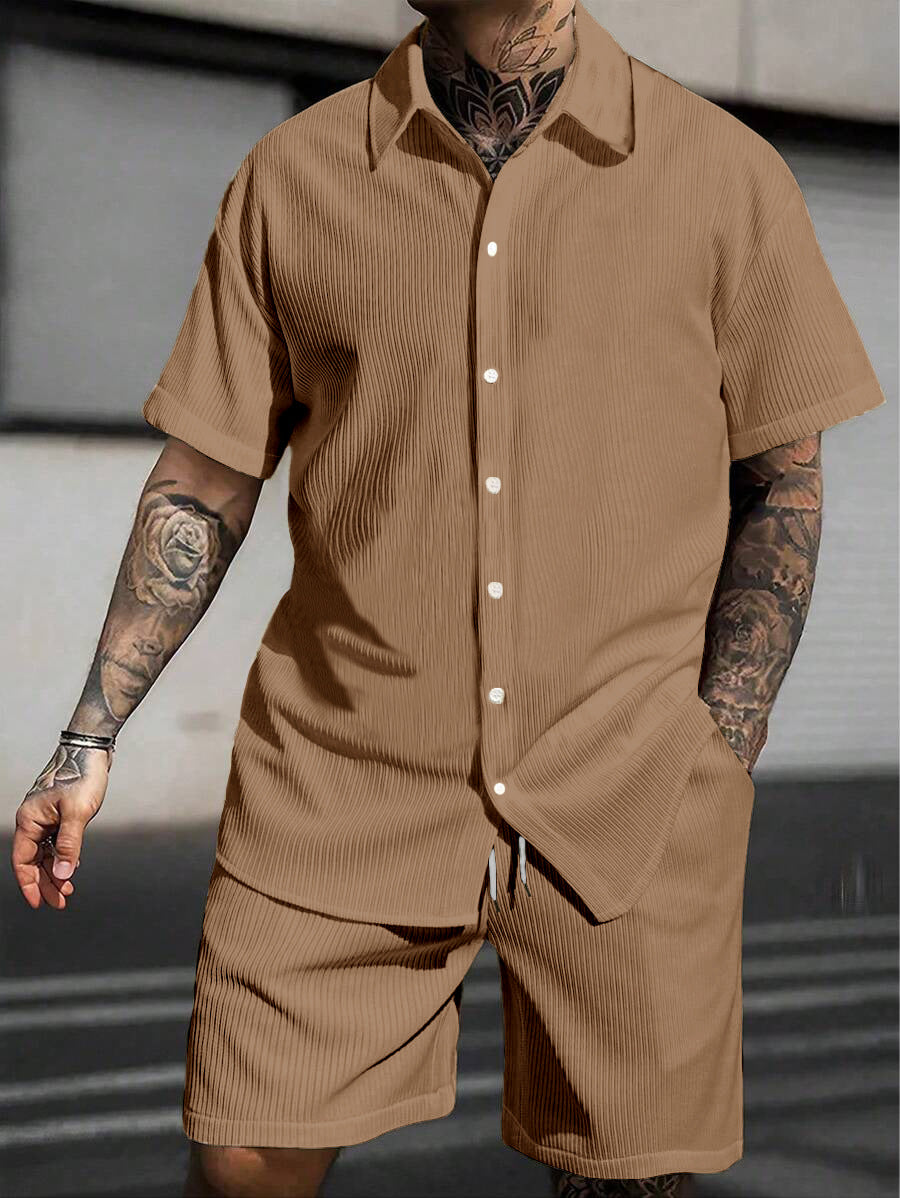 Damen lässiges Freizeit-Set mit strukturiertem Design R&B