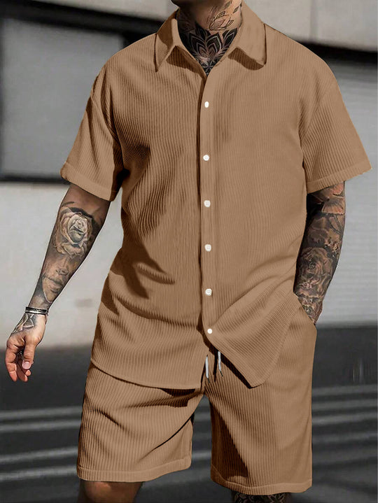 Damen lässiges Freizeit-Set mit strukturiertem Design R&B