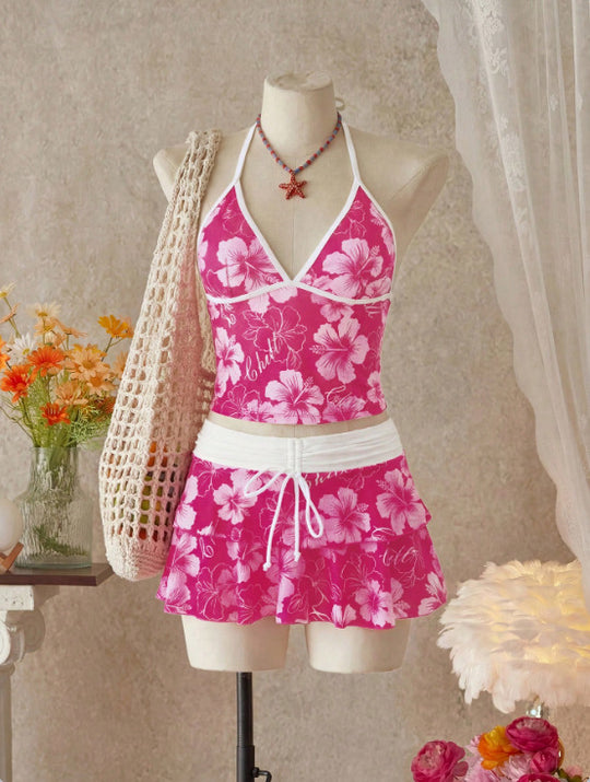 Damen Bikini-Set mit Rock R&B