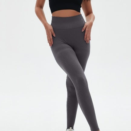 Damen Sportleggins mit hohem Bund und atmungsaktivem Material R&B