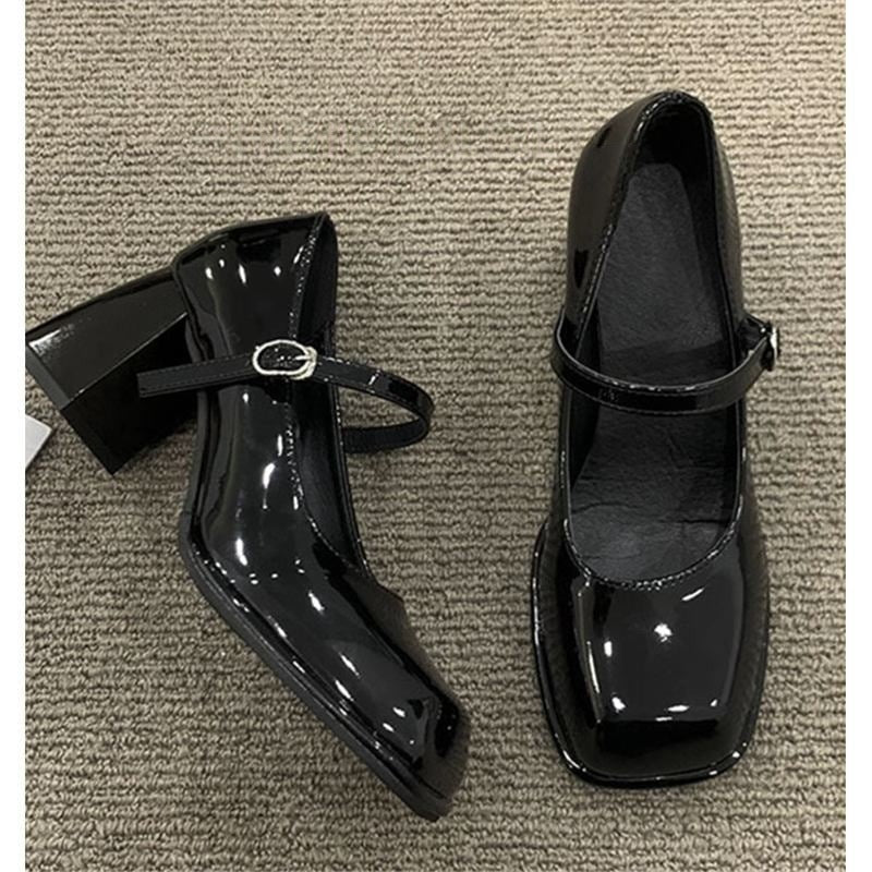 Damen elegante Plateau-Pumps mit modischem Riemchen R&B