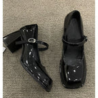 Damen elegante Plateau-Pumps mit modischem Riemchen R&B