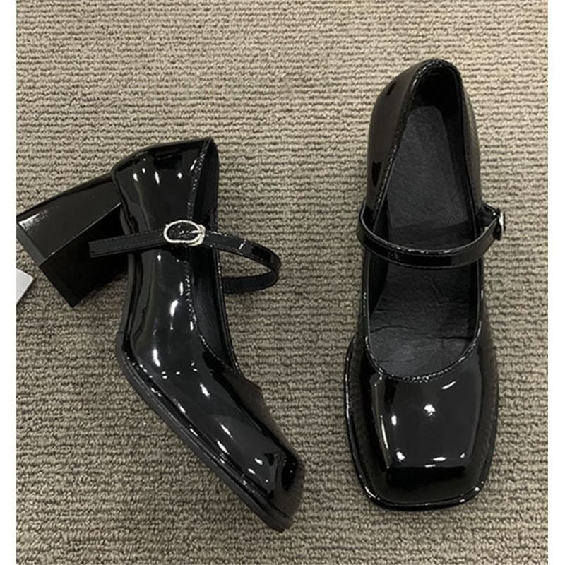 Damen elegante Plateau-Pumps mit modischem Riemchen R&B