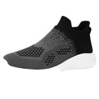 Damen Atmungsaktive Knöchelhohe Sneakers mit elastischem Strick-Obermaterial R&B