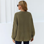 Damen Strickjacke mit zeitlosem Zopfmuster R&B