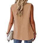 Damen Stylischer Blazer-Weste R&B