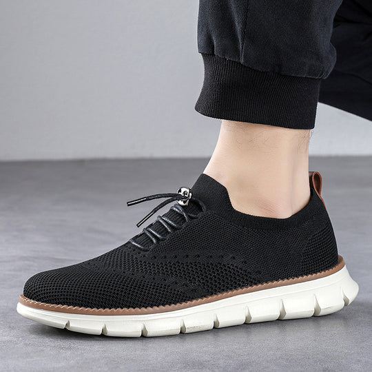 Damen Atmungsaktive Schnür-Sneaker mit flexiblem Obermaterial R&B