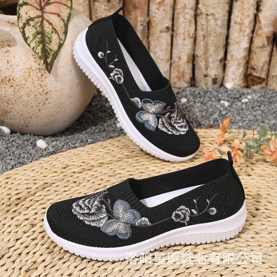 Damen Sneaker mit floralem Design R&B