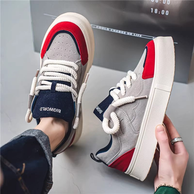 Damen trendige Plateau-Sneakers mit innovativem Design und rutschfester Sohle R&B