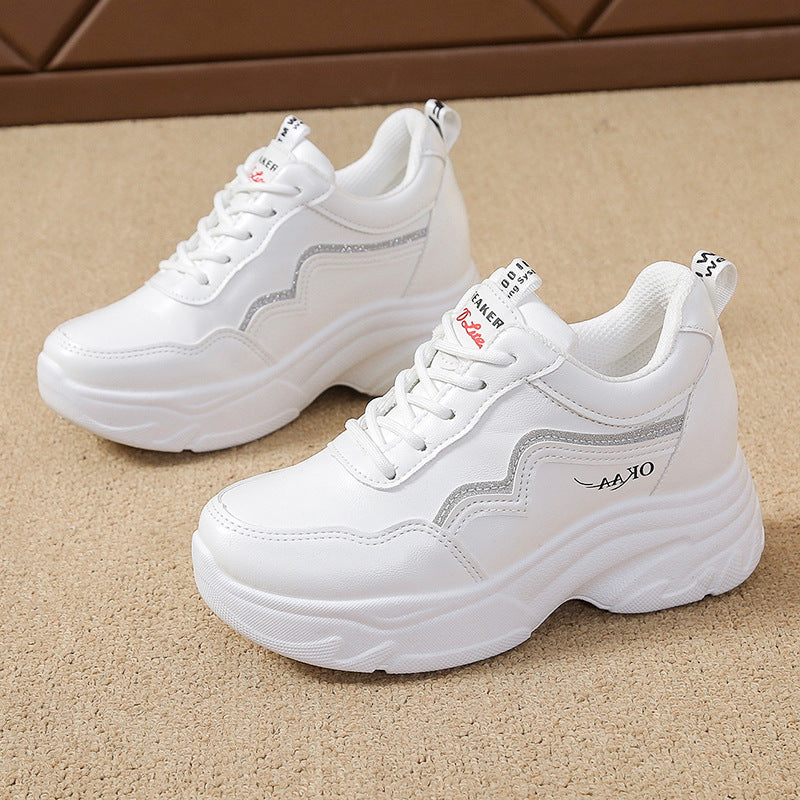 Damen Sportliche Sneakers mit modischem Plateau und atmungsaktivem Obermaterial R&B