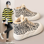 Damen modische High-Top Sneakers mit kuscheligem Innenfutter R&B