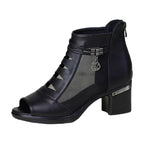 Damen elegante und atmungsaktive Stiefeletten R&B