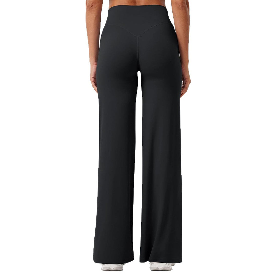Damen Hochgeschnittene weite Sporthose R&B