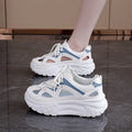 Damen Sneakers mit sportlichem Design und atmungsaktiven Mesh-Einsätzen R&B