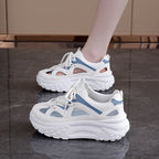 Damen Sneakers mit sportlichem Design und atmungsaktiven Mesh-Einsätzen R&B