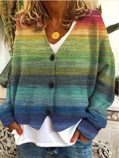 R&B | Trendige & Stilvolle Strickjacke Mit Knöpfen