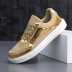 Damen Sportliche Sneaker mit reflektierenden Akzenten und atmungsaktivem Mesh
