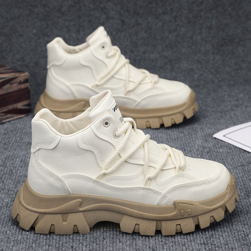 Damen Trendige High-Top Sneakers mit rutschfester Sohle und dämpfender Innenausstattung R&B