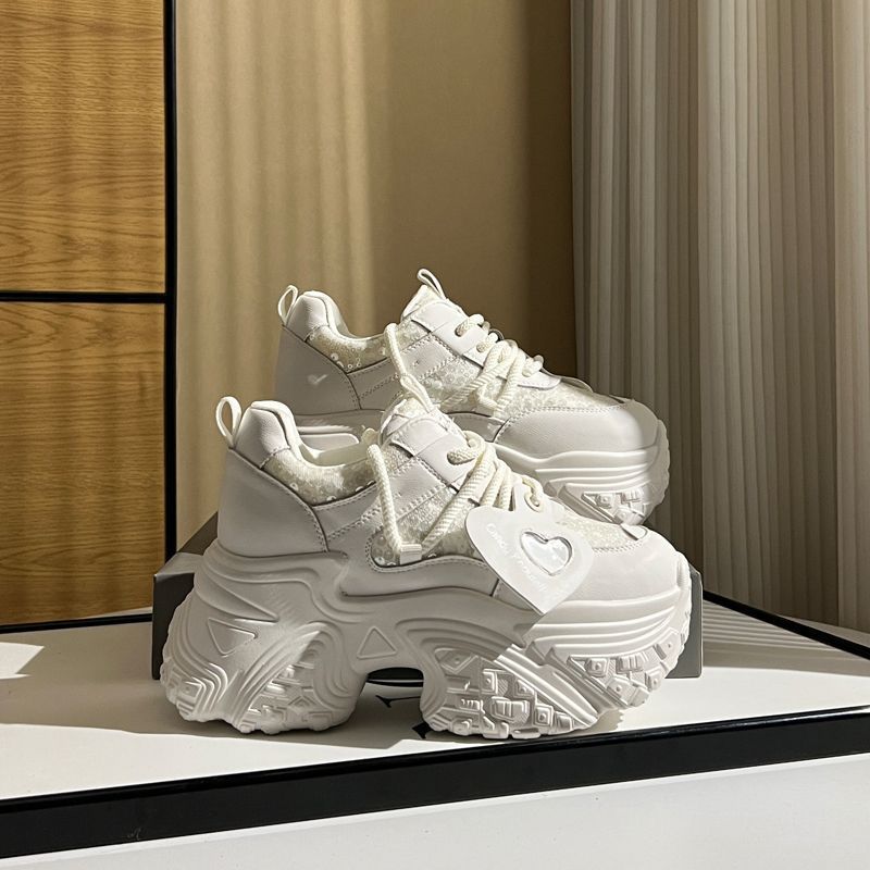 Damen Chunky Sneakers mit puffiger Sohle und innovativer Dämpfung