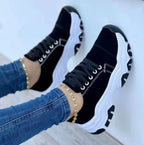 Damen Sportliche Sneaker mit robustem Profil und atmungsaktivem Obermaterial R&B