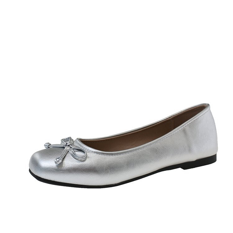 Damen Ballerinas mit zartem Schleifenakzent und gepolsterter Innensohle R&B