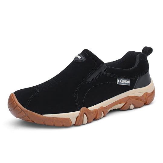Damen bequeme Slip-On Sneakers mit atmungsaktiver Oberfläche R&B