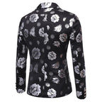 Herren Blazer mit floralem Design und elegantem Schnitt