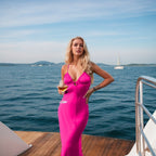 Damen Elegantes Strandkleid mit raffinierten Details R&B