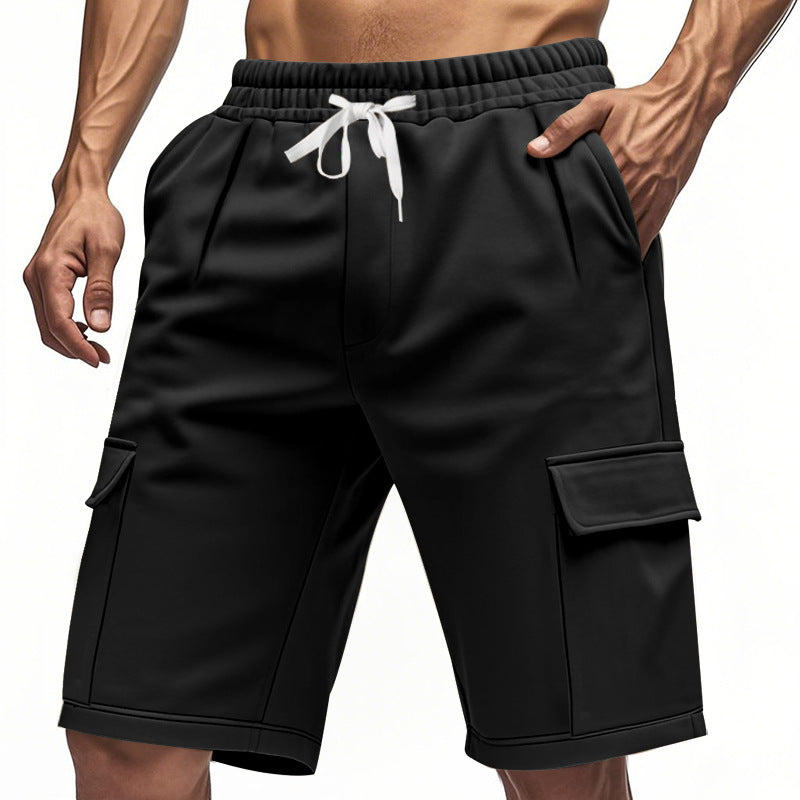 Damen komfortable Cargo-Shorts mit elastischem Bund und praktischen Seitentaschen R&B