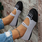 Damen atmungsaktive Strick-Ballerinas R&B