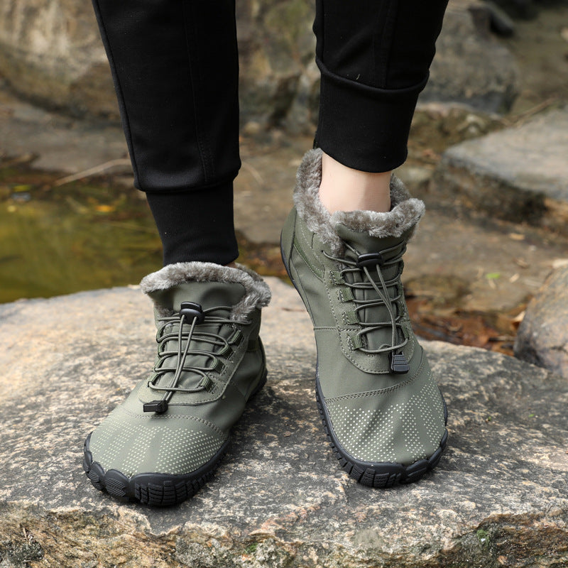 Damen Multifunktionale Outdoor-Boots mit warmem Innenfutter und rutschfester Sohle R&B