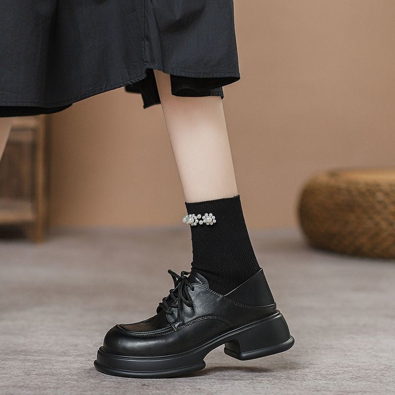 Damen Bequeme Derbyschuhe mit klassischem Design und rutschfester Sohle