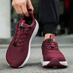 Damen Sportliche Leichtgewicht Laufschuhe mit atmungsaktiver Mesh-Oberfläche R&B