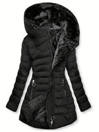 Damen Langzeit-Winterjacke mit weichem Innenfutter R&B