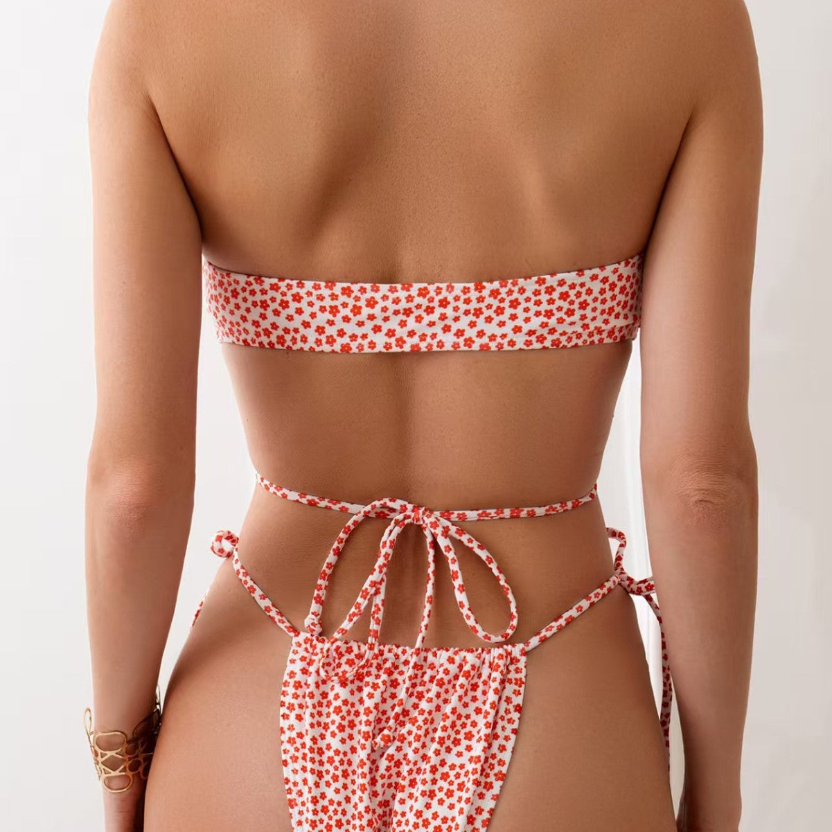 Damen Triangel-Bikini mit verstellbaren BindR&Bändern R&B
